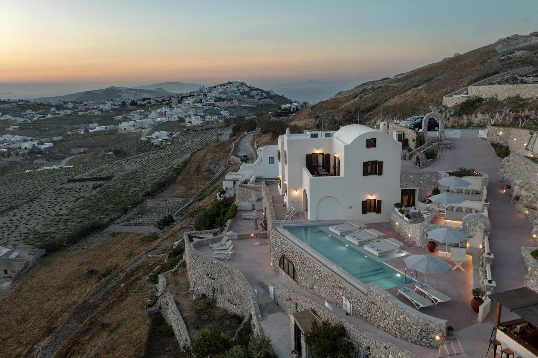 Zatrikion Santorini Villas Pýrgos Buitenkant foto